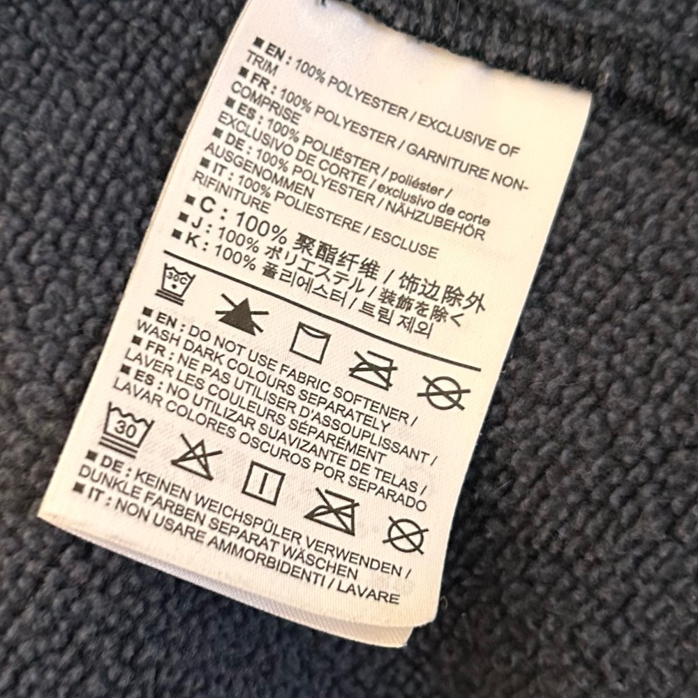 Arc’teryx Men’s Covert 1/2 Zip Fleece Cosmic Heather Navy Blue Sz M - Picture 8 of 8
